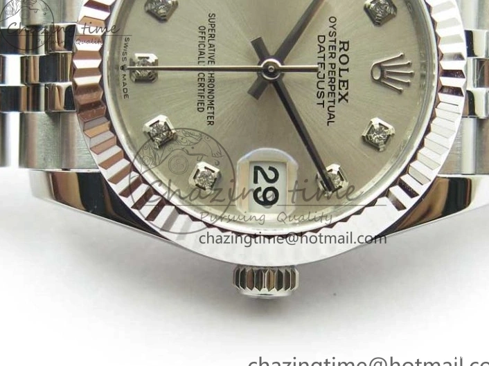 MiroTime 0513 Datejust 31mm 278271 SS BP Maker Best Edition Silver Crystal Dial on Jubilee Bracelet OnTrend 2741